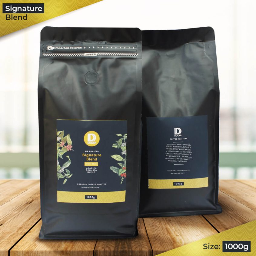 DoiDep Air Roasted Signature Blend of Arabica & Robusta Coffee Whole Beans 1000g